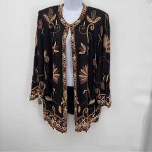 Silk‎ Beaded Jacket